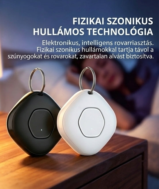 Kullancsstop 3-as Hatás ultrahangos kullancs-, bolha- és szúnyogriasztó ingyenes szállítással